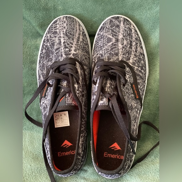 Emerica Wino Cruiser. Black/Orange Men's Shoes Size 9 - Picture 3 of 5